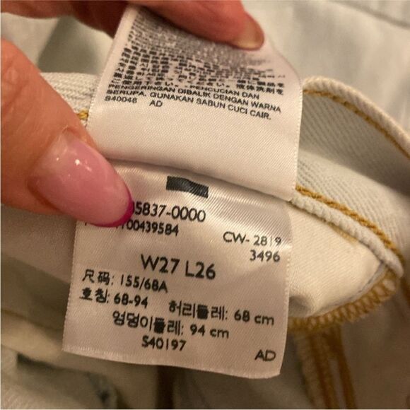 Levi’s cut out Stylish Light Blue Women's Jeans, size 27 - Picture 14 of 15